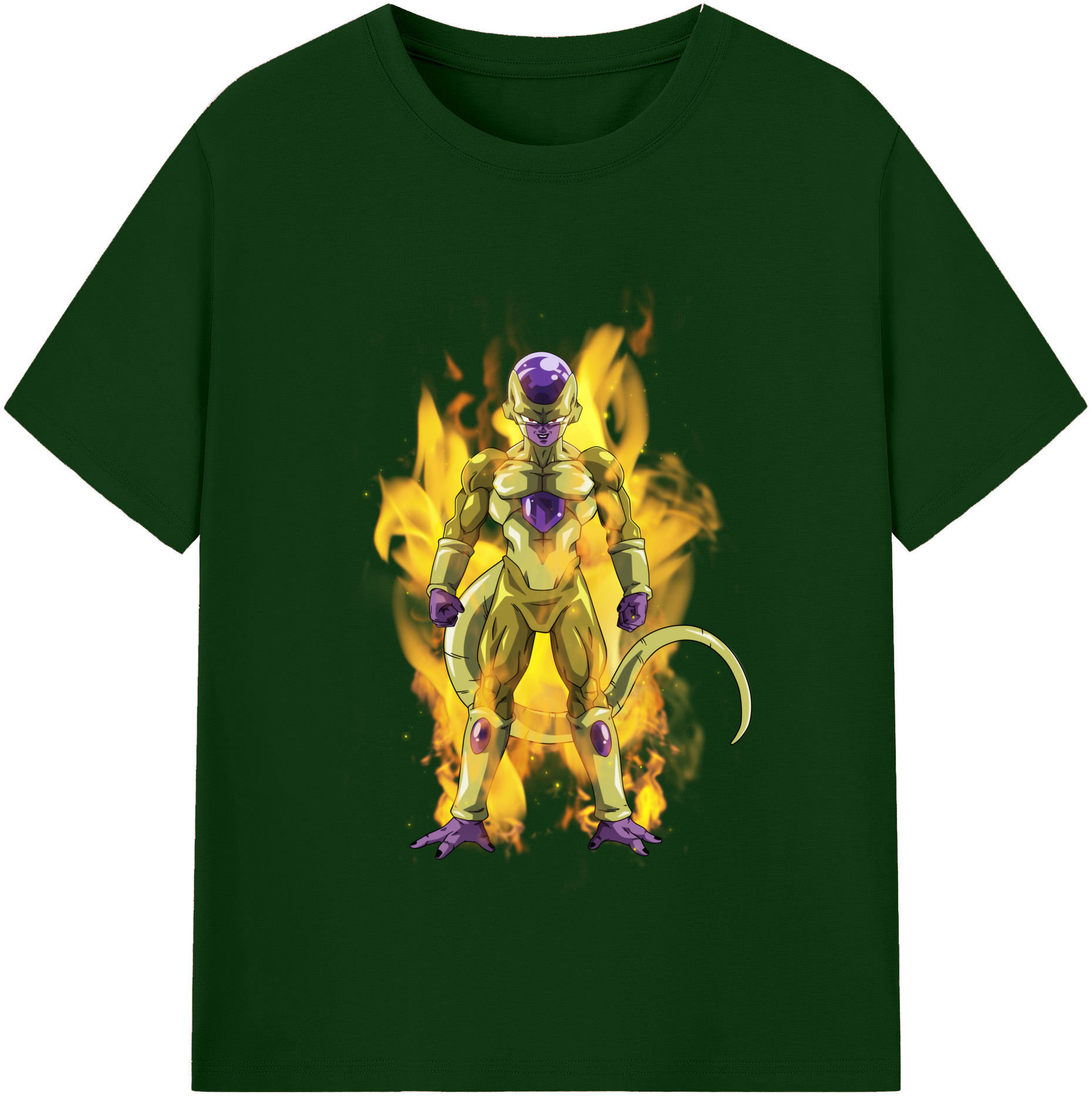 （画像用） ドラゴンボール フリーザ DRAGON BALL Frieza 綿100％半袖Tシャツ（フロントプリント）